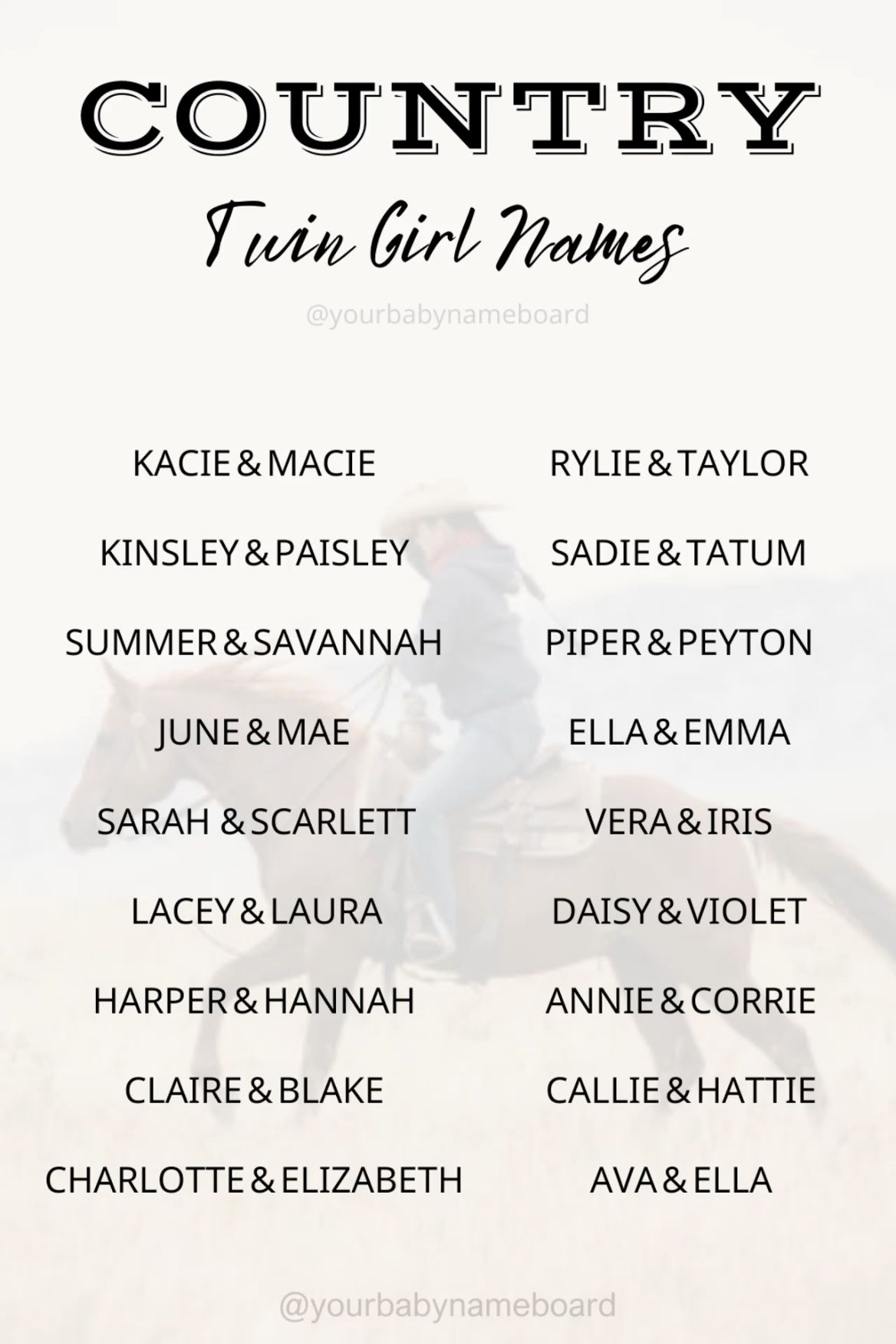 225 prettiest country girl names cute rustic 2024 – Artofit