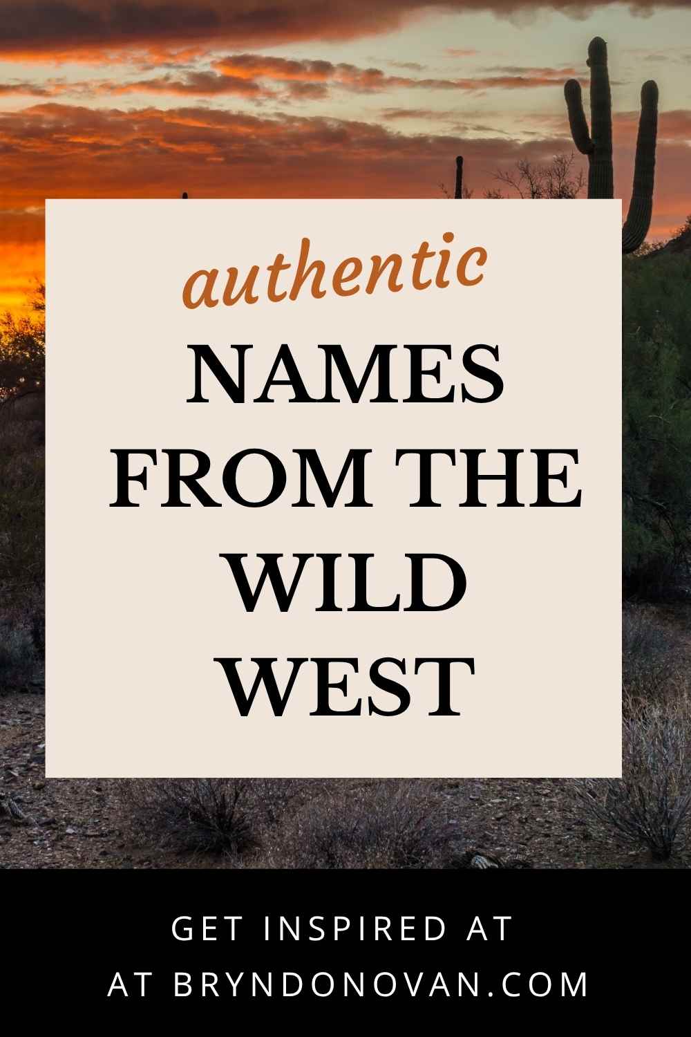 Authentic Names From the Wild West