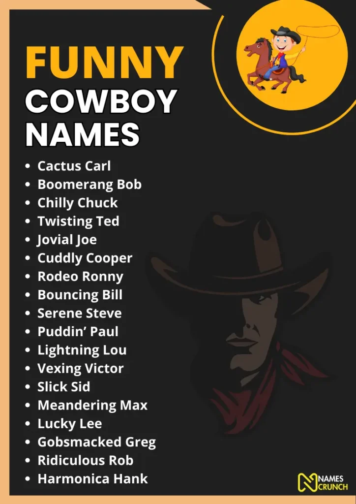 300+ Funny Cowboy Names (Cool Ideas) - Names Crunch