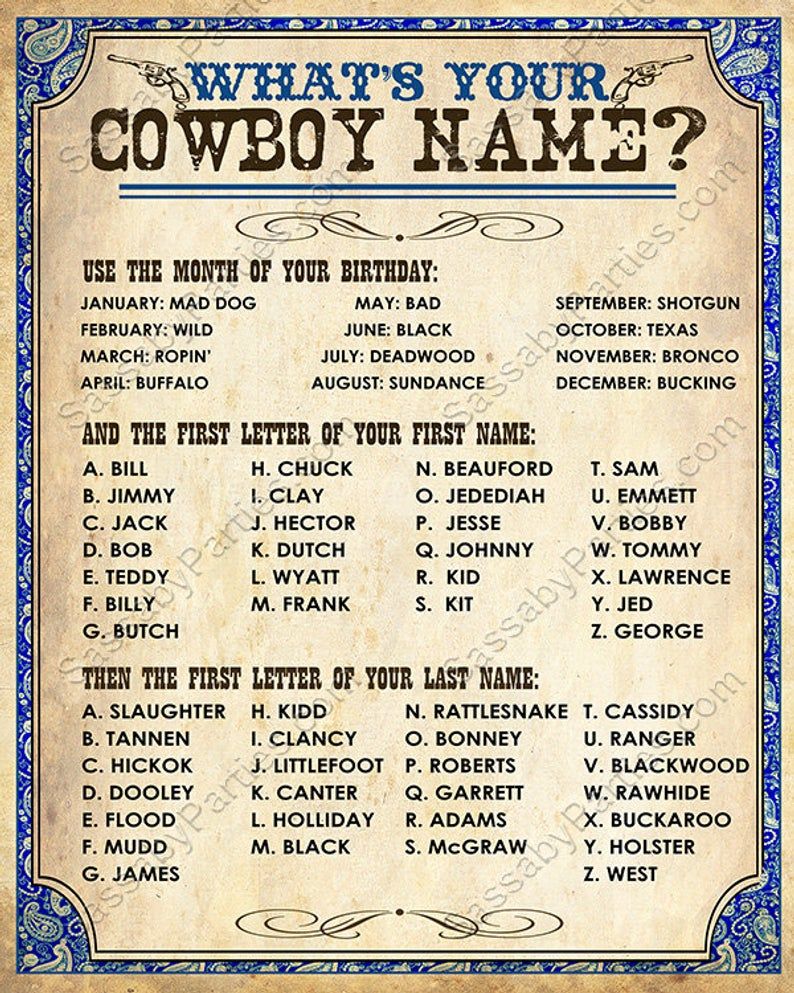 Western Villain Name Generator at Hannah Grant blog